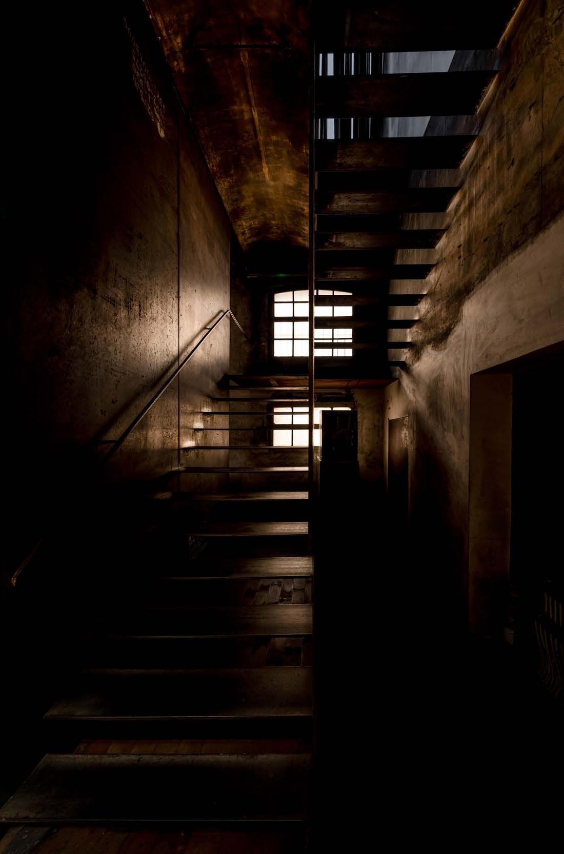 Escalera a contraluz